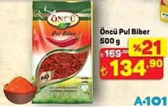 ÖNCÜ PUL BİBER 500 G fiyat ve kampanya bilgisi